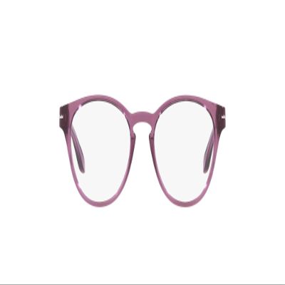 Oakley Youth Unisex Kids OY8016 Whipback Butterfly Prescription Eyewear Frames, Transparent Indigo/Demo Lens, 49 mm
