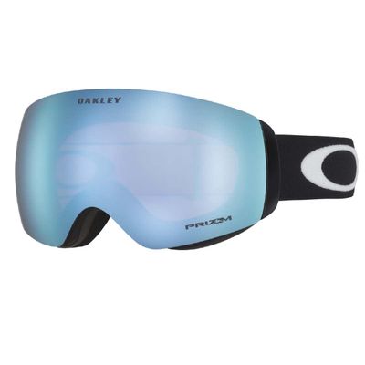 Oakley Flight Deck Black with Sapphire & Prizm Clear, Large