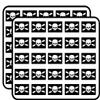 Skull and Paddles - Kayaking Kayak Rowing Canoe oars Row Sticker for Scrapbooking, Calendars, Arts, Kids DIY Crafts, Album, Bullet Journals 50 Pack view 1