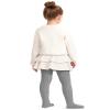 BOOPH Girls Tights Toddler Cable Knit Leggings Pants 6-7 Years D-3 Pack view 3
