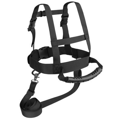 Odoland Kids Ski Snowboard Training Harness Toddler Skiing Harness with Removable Leash Speed Control Teaching for Beginners, Black