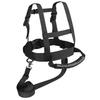 Odoland Kids Ski Snowboard Training Harness Toddler Skiing Harness with Removable Leash Speed Control Teaching for Beginners, Black view 1