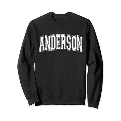 ANDERSON IN INDIANA USA Vintage Sports Varsity Style Sweatshirt