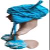 BIBITIME Women Knitted Beanie Hat Cat Ears Warm Earflap Pompom Ball Handmade Cap (Sky Blue, One Size for Adult) view 3