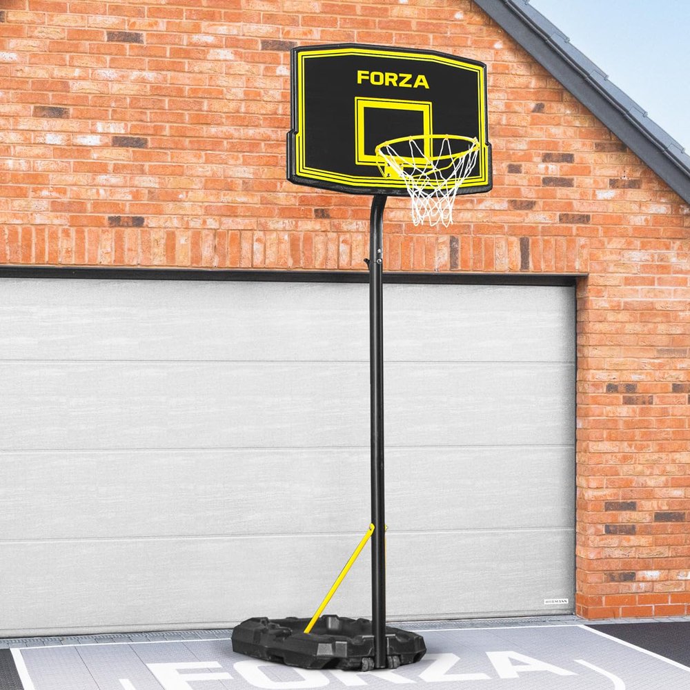 FORZA Adjustable Basketball Hoop and Stand System | Portable & Height-Adjustable for Indoor or Outdoor Use [4 Styles] (JS220 | Junior, Post & Basketball)