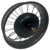 Fat Electric Bike Kit 48-72V 135mm Dropout Front 2000W Electric Fat tire Snow Bike Rear Wheel Hub Motor Kit with Dual Mode sine Wave Controller, TFT UCK1 Color Display, Torque arm (20inch*4.0 Front) view 2