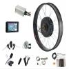 Fat Electric Bike Kit 60V/72V 2000W Electric Fat tire Snow Bike Rear Wheel Hub Motor Kit with Sabvoton sine Wave Controller, FTF UCK1 Color Display,7-Speed flywheel and Torque arm (26inch*4.0 Front) view 1