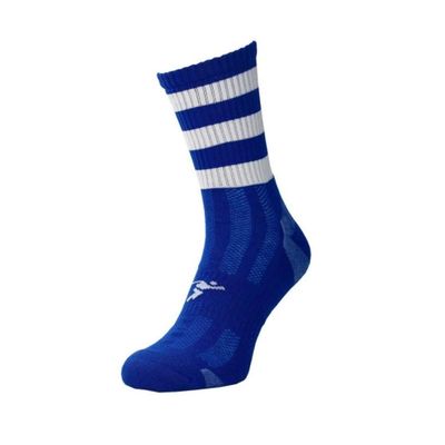 Precision Sports Socks Mid Pro Hooped Royal/White 7-11