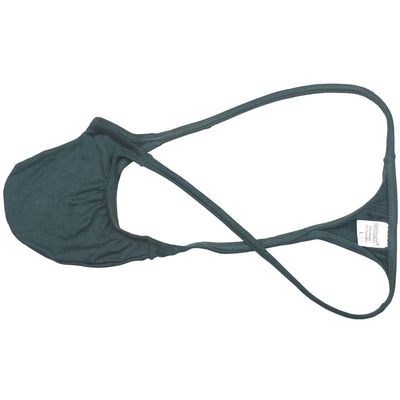 OROCOJUCO Men's Modal String Thong Underwear Contoured Pouch Tangas Jockstrap Mini Bikini Dark Green