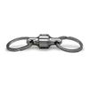 PROMETHEUS LIGHTS: Kappa Quick Release Keychain. Holds up to 10 lbs, Pull to Detatch, Push to Attach, Easy, Secure. Made in USA (Electroless Nickel) view 1