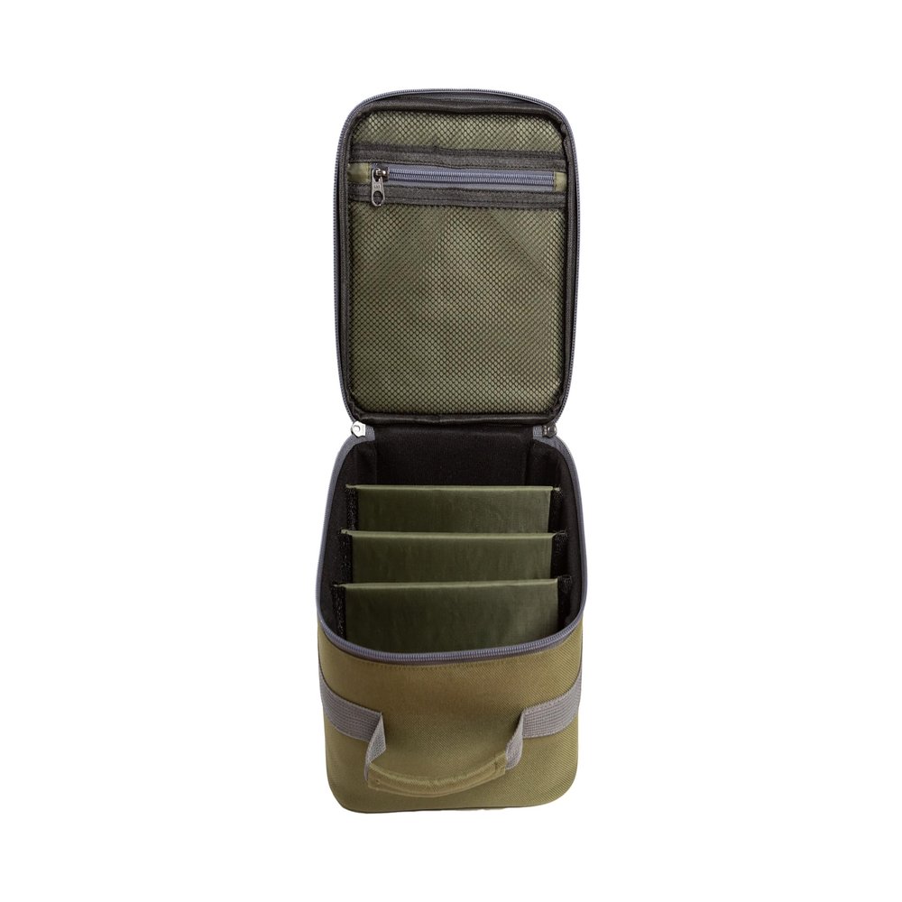 Adamsbuilt ABFBCC-4C Fly Box Carry Case - Large with 4 Divided Compartments for Waterproof Series Boxes