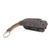 MASALONG Snake Shadow Survival Hunting Karambit Claw Knife (White-bladed Brown Snakeskin) view 3