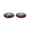 98 mm Razor A Kick Scooter Wheels with Bearings and 5 Spoke Rims (Set of 2) (Orange Wheel Gray Hub) view 4