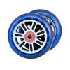 AlveyTech 98 mm Razor A Kick Scooter Wheels with Bearings and 7 Spoke Rims (Set of 2) (Clear Blue Wheel Gray Hub) view 2