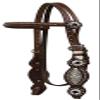 Showman Leather Silver Beaded Browband Headstall w/Texas Star Conchos & Reins view 1