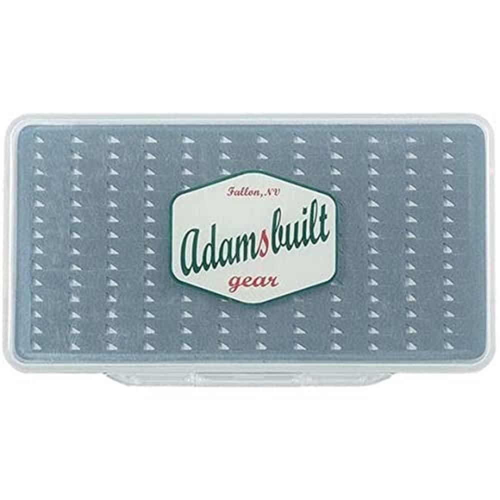 Adamsbuilt Fishing ABSSL-EGF-Fly Box, Super Slim - Easy Grip Foam - Large