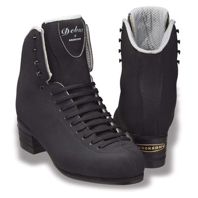 SKATE GURU Jackson Ultima - Figure Skates - Debut DJ2452 / DJ2453 - Black Size: Adult 7.5 / Width: Wide (W, D)