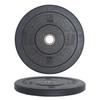 Fitness First Competition Crumb Bumper Plates 10-45 lbs., Black view 1