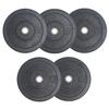 Fitness First Competition Crumb Bumper Plates 10-45 lbs., Black view 2