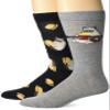 Grumpy Cat mens Grumpy Cat 2 Pack Crew Casual Sock, Grey Multi, 10-13 US view 1