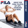 FILA Accessories Exercise Mat - Thick Yoga Mat for Fitness & Floor Gym Workouts | Includes Carrier Strap, 68" L x 24" W x 10mm, Ballet Pink (Rise) view 3