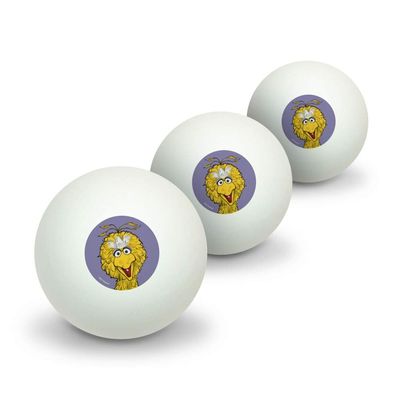 GRAPHICS & MORE Sesame Street Vintage Big Bird Novelty Table Tennis Ping Pong Ball 3 Pack