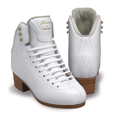 SKATE GURU Jackson Ultima - Figure Skates - Finesse DJ2510 - White Size: Adult 4.5 / Width: Narrow (R, B)