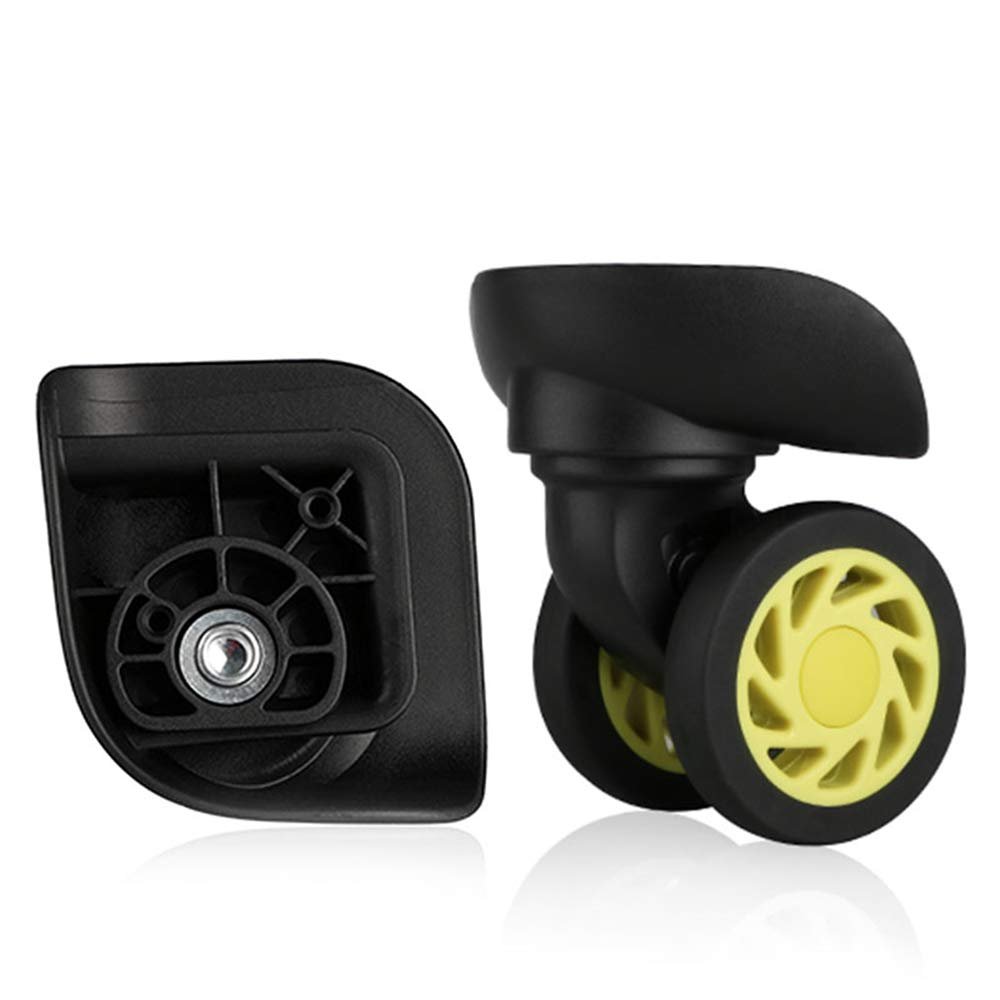 (DL-W208#) Mute Connected Spinner Wheels for Replacement Luggage Wheels Wear Silent Draw bar Box DIY (2 pcs/Set)