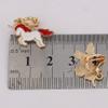 HAPPYAN Fashion Gold Color Clip on Earrings Non Pierced Charm Ear Clip Jewelry Accessory (Red) view 2