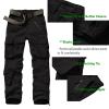 Women's Cotton Casual Military Army Cargo Combat Work Pants with 8 Pocket Black US 2 view 4