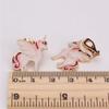 HAPPYAN Fashion Style Zin-Alloy Gold Color Enamel Unicorn Clip on Earrings No Pierced Hypoallergenic Clip-ons (Pink Mixed) view 2