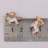 HAPPYAN Fashion Cute Unicorn Shape Clip on Earrings Charm Jewelry Accessory (Purple) view 2