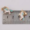 HAPPYAN Fashion Cute Unicorn Shape Clip on Earrings Charm Jewelry Accessory (Lake blue) view 2