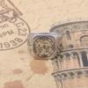 Womens Sigil of Archangel Samael Solomon Stainless Steel Amulet Magic Protection Ring Size 11 view 4