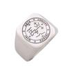 Womens Sigil of Archangel Samael Solomon Stainless Steel Amulet Magic Protection Ring Size 8 view 1