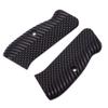 Guuun G10 CZ 75 Grips for Full Size CZ SP-01 OPS Texture - 8 Color Options - Black view 3
