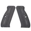 Guuun G10 CZ 75 Grips for Full Size CZ SP-01 OPS Texture - 8 Color Options - Gray/Black view 4