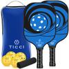 Pickleball Paddles Set of 2, USAPA Approved Fiberglass Pickleball Set with 4 Balls & Carry Bag, Lightweight Rackets for Beginners & Adults view 1