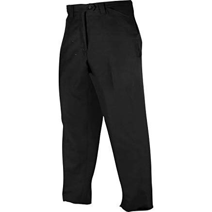 Cliff Keen | MWR25 | Referees Premium Stretch Performance Polyester Pants | Wrestling Basketball | Elite Officials Choice! (36) Black