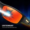 NatoGears Polarized Sports Sunglasses Shatter Resistant Cycling Glasses for Men-Women UV Protection Glasses Traveling Fishing Biking Mountain Climbing Hiking Outdoors Activities (Purple-Gold&Red) view 4