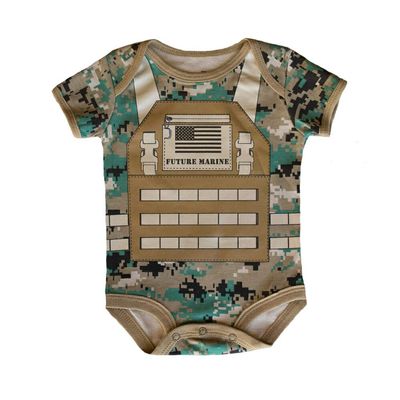 TC U.S.M.C. Future Marine Flak Jacket Baby Bodysuit (0-3 Months)