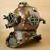 D3 MART Antique Heavy Diving Helmet Bronze Us Navy Mark V Marine Scuba Divers Helmet 18 view 1