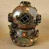 D3 MART Antique Heavy Diving Helmet Bronze Us Navy Mark V Marine Scuba Divers Helmet 18 view 2