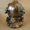 D3 MART Antique Heavy Diving Helmet Bronze Us Navy Mark V Marine Scuba Divers Helmet 18 view 4