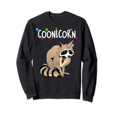 Coonicorn Raccoon Unicorn Trash Panda Magic Sweatshirt