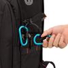 10 Pack Locking Carabiner Clip D Shape Spring-Loaded Gate Aluminum Keychain Gate Buckle for Home, Rv, Camping, Fishing, Hiking, Traveling and Keychain - Light Blue view 2
