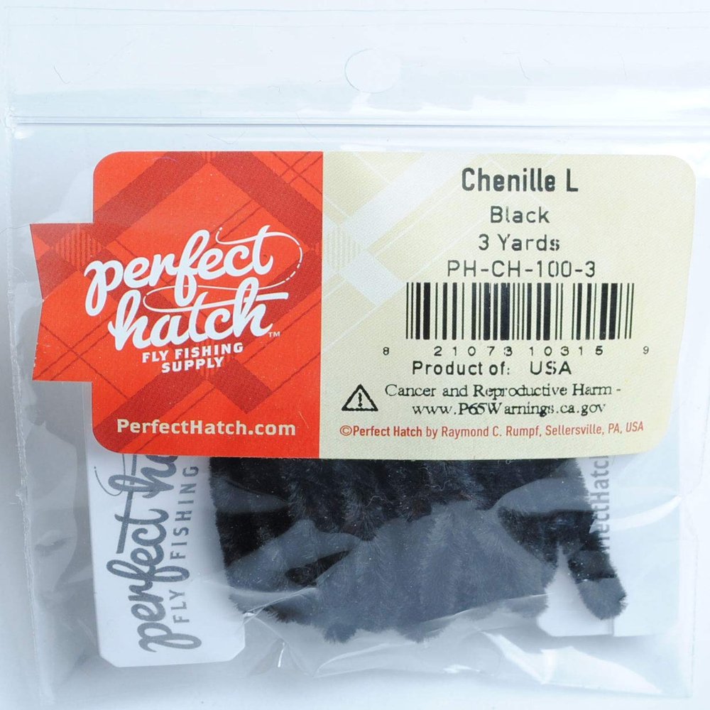 Perfect Hatch Chenille Black L PH-CH-100-3