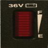 Golf Cart Vertical 36 Volt Digital State of Charge Meter view 2