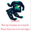 Dragon Big Boys Long Sleeve Pajamas Sets 100% Cotton Pyjamas Kids Pjs Size 10 Blue view 3
