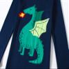 Dragon Little Boys Long Sleeve Pajamas Sets 100% Cotton Pyjamas Kids Pjs Size 7 Blue view 2
